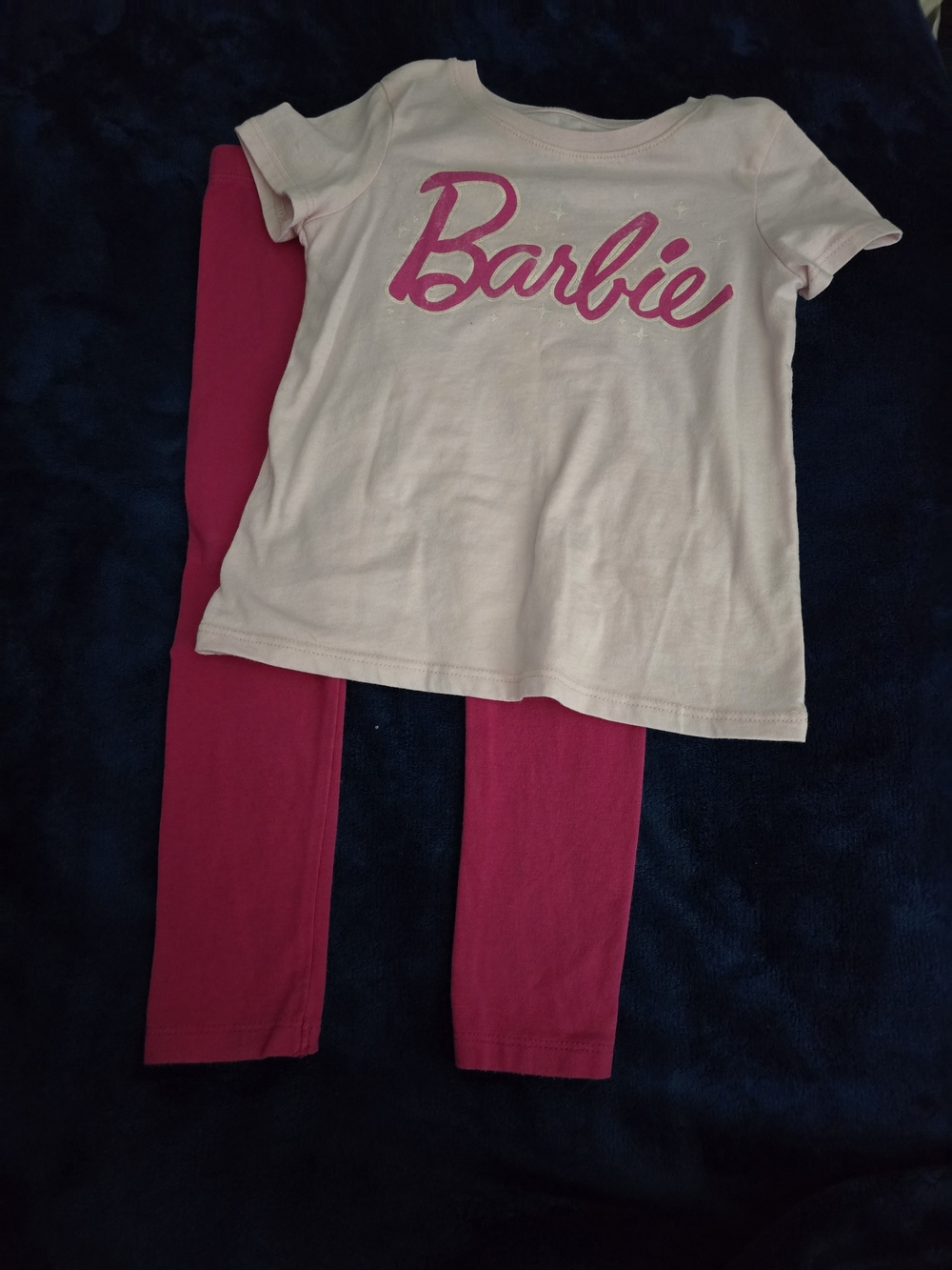 Barbie Pink and Light Pink Logo Pajama Set